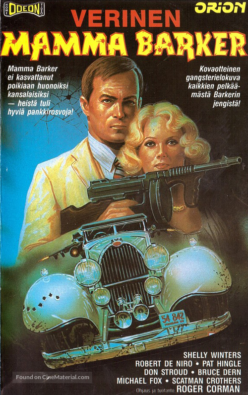 Bloody Mama - Finnish VHS movie cover