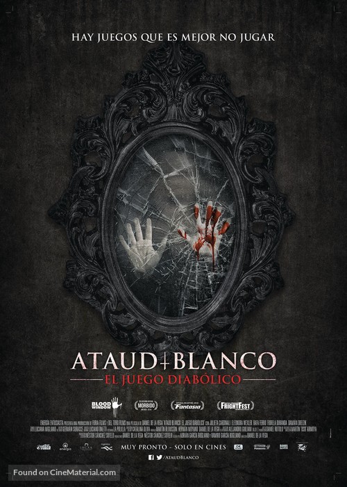 Ata&uacute;d Blanco: El Juego Diab&oacute;lico - Argentinian Movie Poster