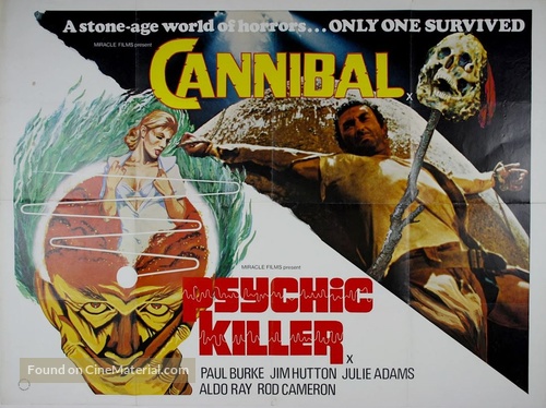 Ultimo mondo cannibale - British Combo movie poster