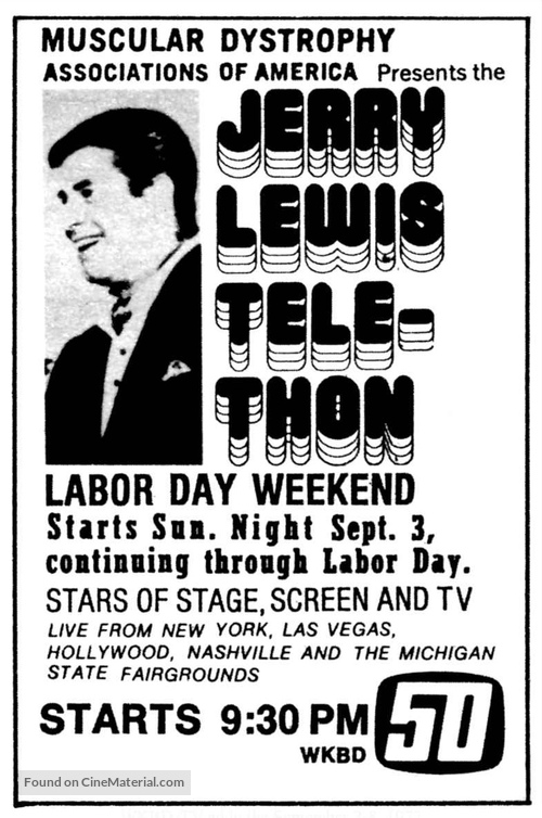 &quot;Jerry Lewis MDA Labor Day Telethon&quot; - poster