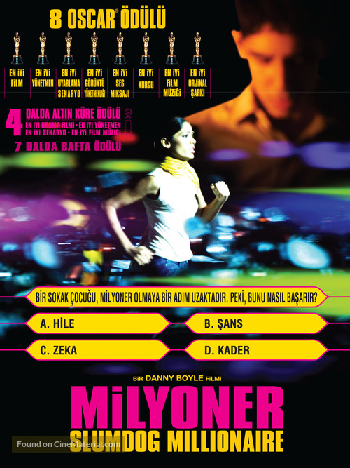 Slumdog Millionaire - Turkish Movie Poster