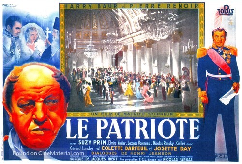 Patriote, Le - French Movie Poster