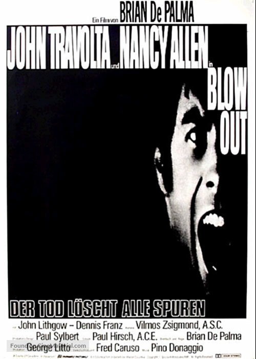 Blow Out - German Movie Poster