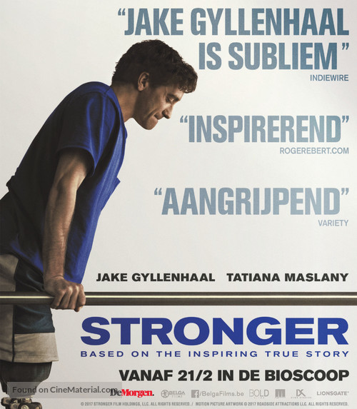 Stronger - Belgian Movie Poster