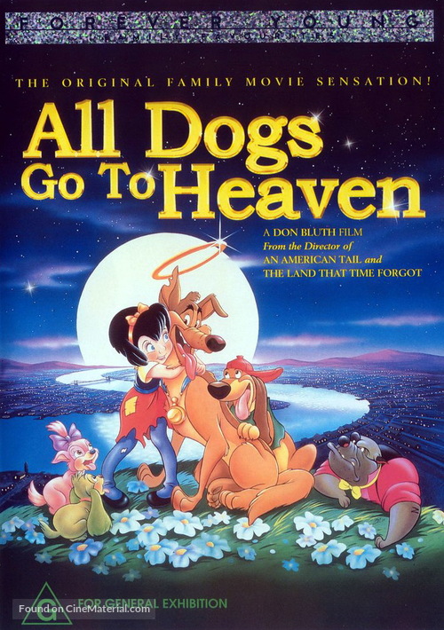 All Dogs Go to Heaven - Australian Movie Cover