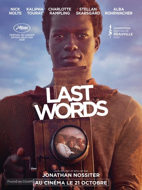 Last Words - French Movie Poster