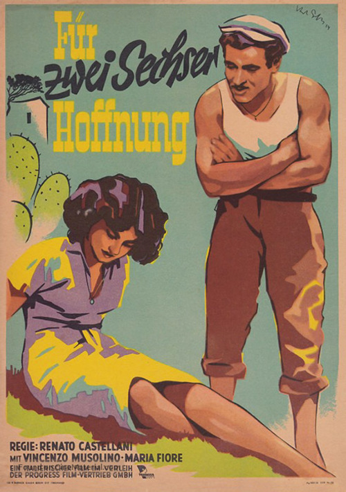 Due soldi di speranza - German Movie Poster