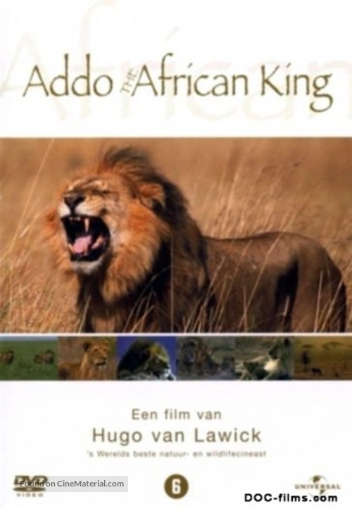 Addo, koning der dieren - Dutch DVD movie cover