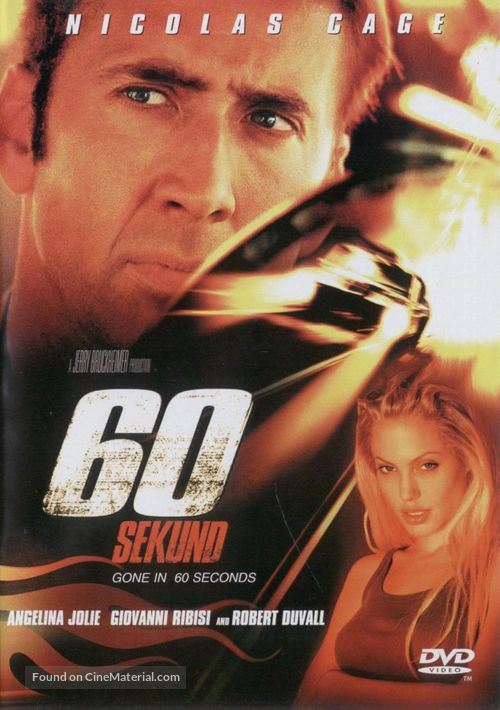 Gone In 60 Seconds - Polish Movie Cover