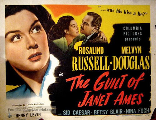 The Guilt of Janet Ames - Movie Poster