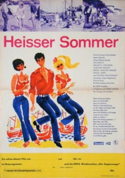 Hei&szlig;er Sommer - German Movie Poster