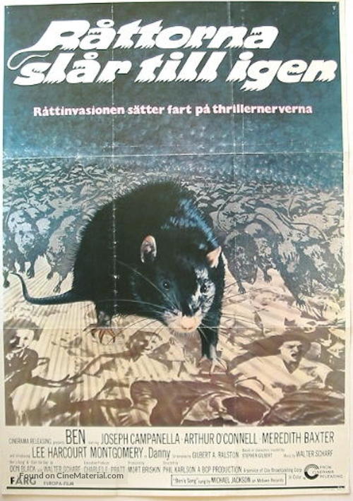 Ben - Swedish Movie Poster
