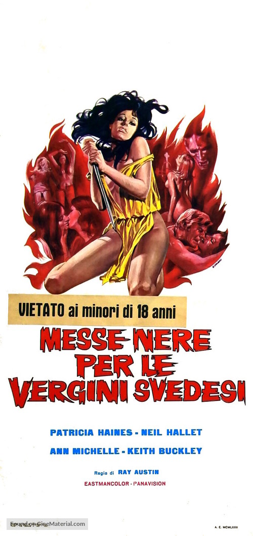 Virgin Witch - Italian Movie Poster