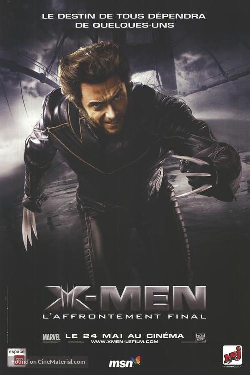 X-Men: The Last Stand - French Movie Poster