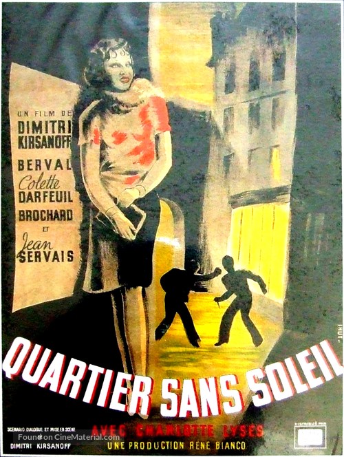 Quartier sans soleil - French Movie Poster