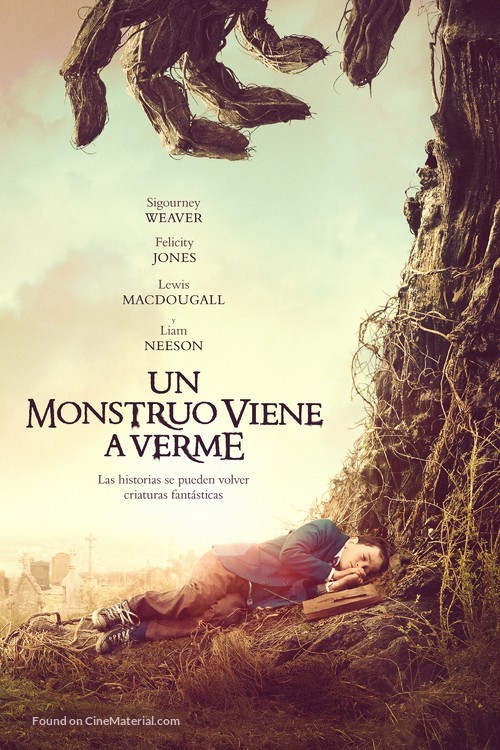 A Monster Calls - Argentinian Movie Cover