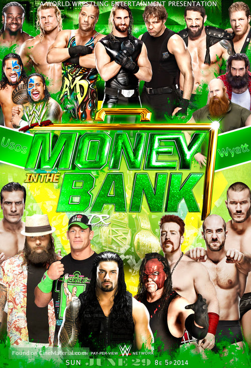 WWE Money in the Bank - Movie Poster