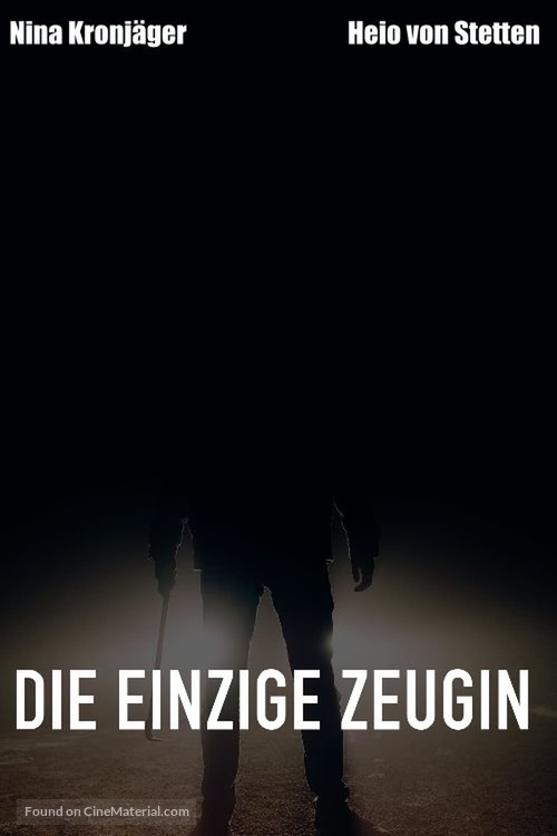 Die einzige Zeugin - German Movie Poster