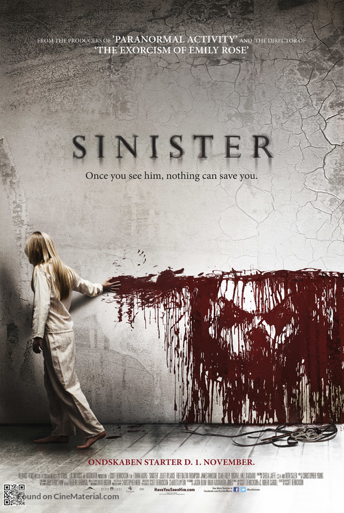 Sinister - Danish Movie Poster