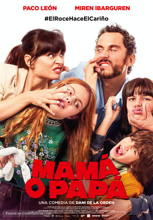 Mam&aacute; o pap&aacute; - Spanish Movie Poster