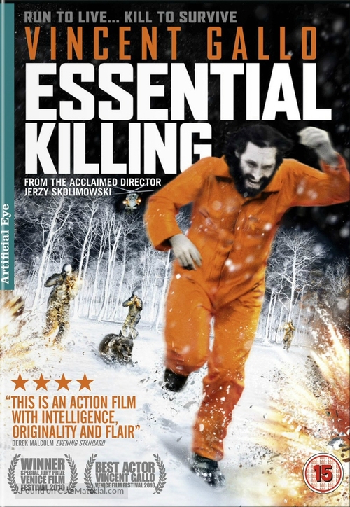 Essential Killing - British Movie Cover