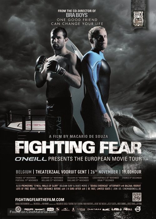 Fighting Fear - Belgian Movie Poster