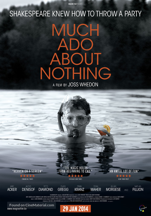 Much Ado About Nothing - Belgian Movie Poster