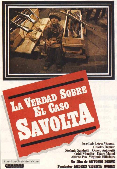 Verdad sobre el caso Savolta, La - Spanish Movie Poster