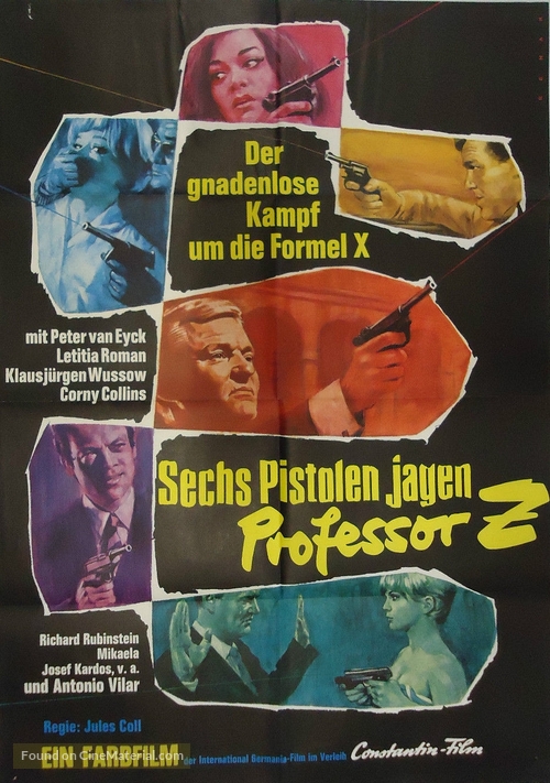 Comando de asesinos - German Movie Poster