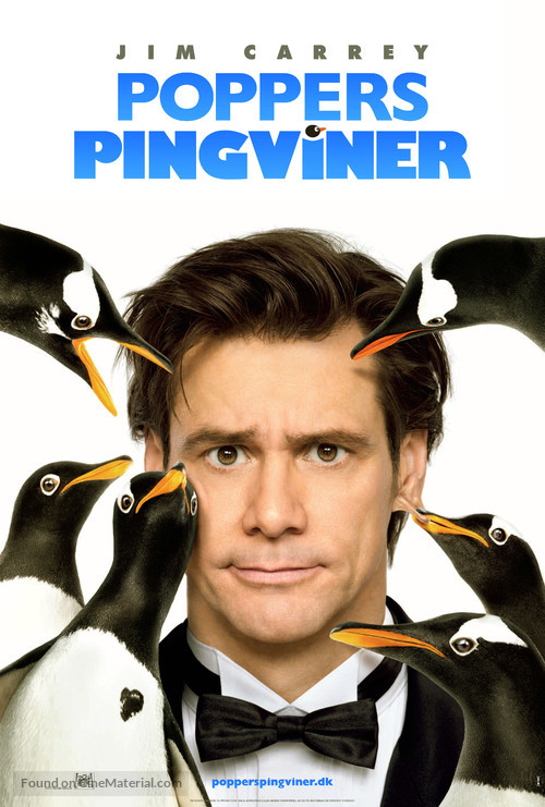 Mr. Popper&#039;s Penguins - Danish Movie Poster