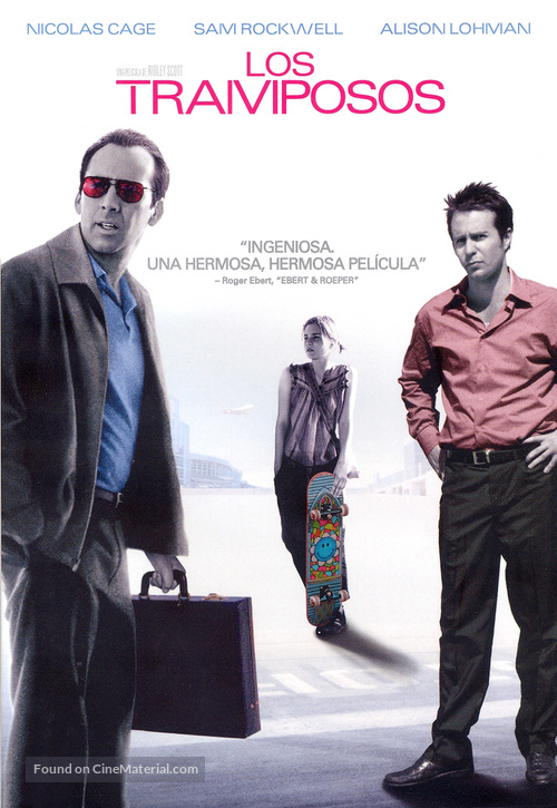 Matchstick Men - Argentinian DVD movie cover