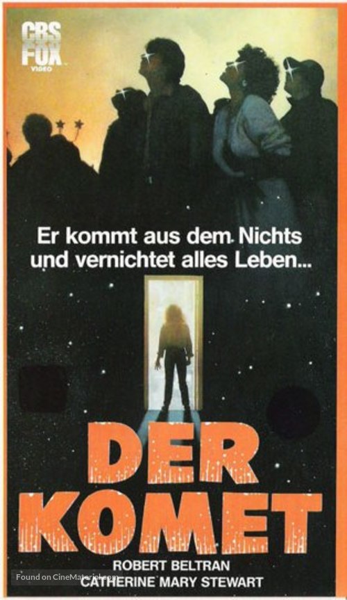 Night of the Comet - German VHS movie cover