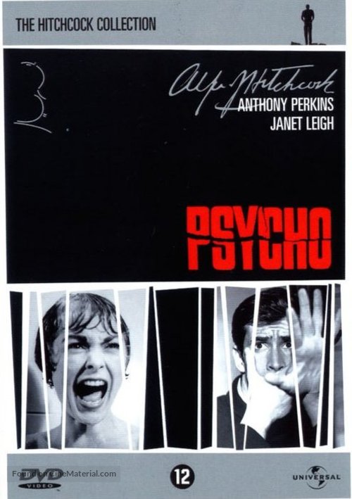 Psycho - Dutch DVD movie cover