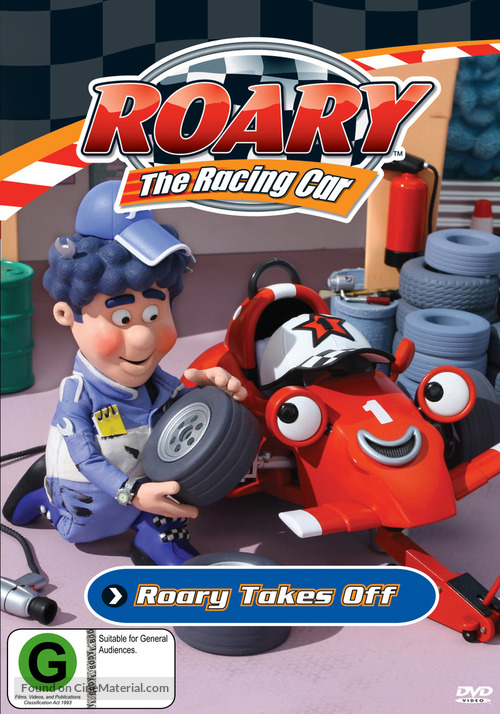 &quot;Roary the Racing Car&quot; - New Zealand DVD movie cover