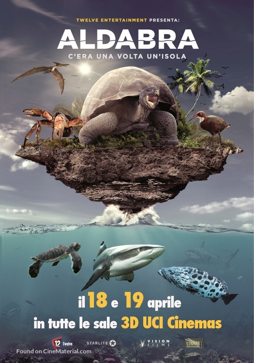 Aldabra: Once Upon an Island - Italian Movie Poster