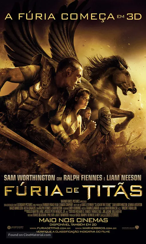 Clash of the Titans - Brazilian Movie Poster