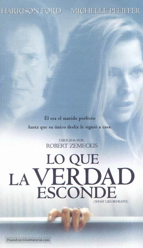 What Lies Beneath - Spanish VHS movie cover