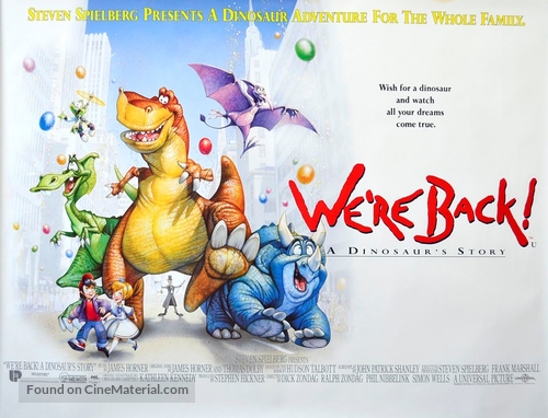 We&#039;re Back! A Dinosaur&#039;s Story - Movie Poster