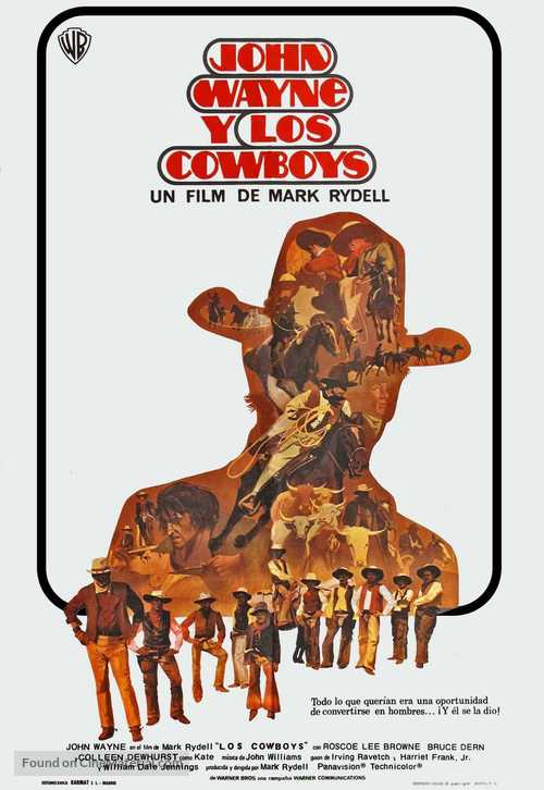 The Cowboys - Spanish Movie Poster