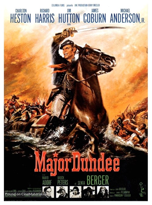 Major Dundee - French Movie Poster