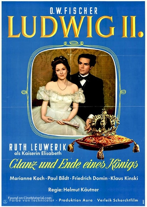 Ludwig II: Glanz und Ende eines K&ouml;nigs - German Movie Poster