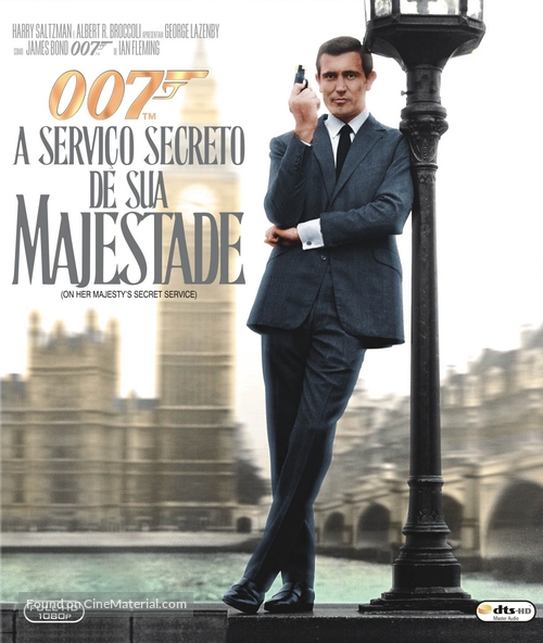 On Her Majesty&#039;s Secret Service - Brazilian Blu-Ray movie cover