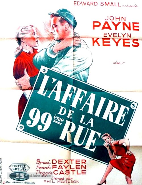 99 River Street - French Movie Poster
