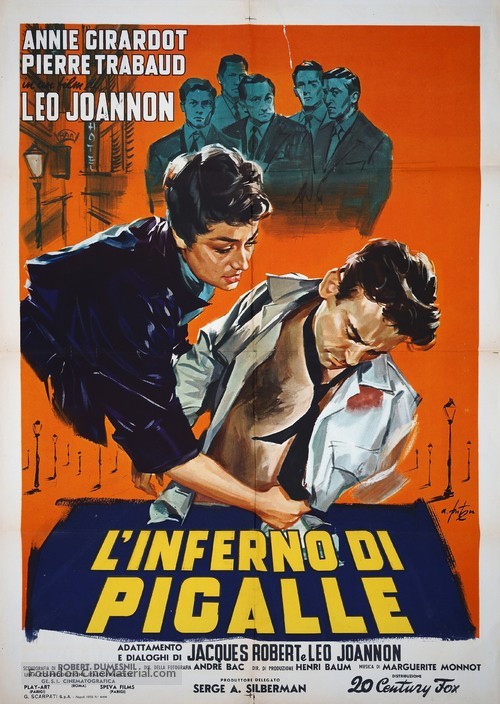 Le d&eacute;sert de Pigalle - Italian Movie Poster