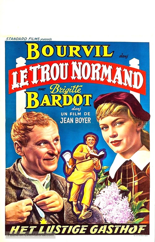 Le trou normand - Belgian Movie Poster