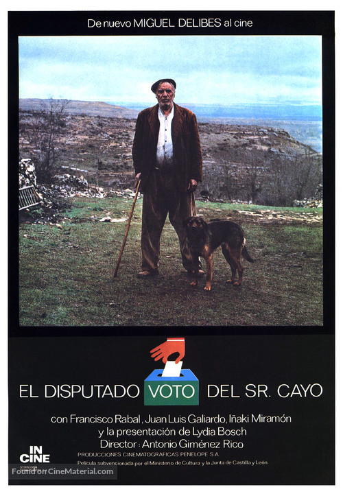 El disputado voto del se&ntilde;or Cayo - Spanish Movie Poster