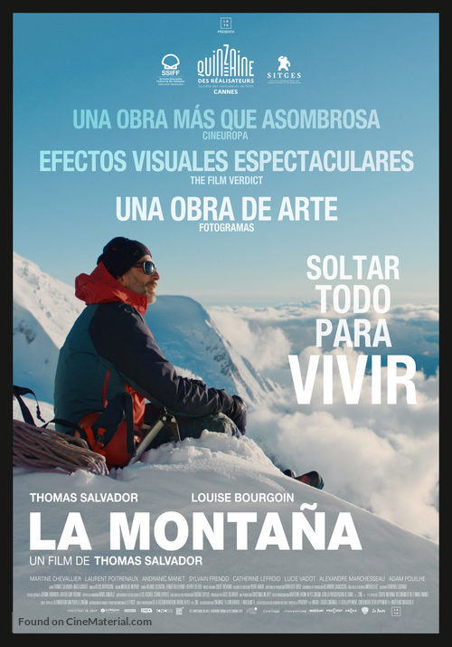 La montagne - Argentinian Movie Poster