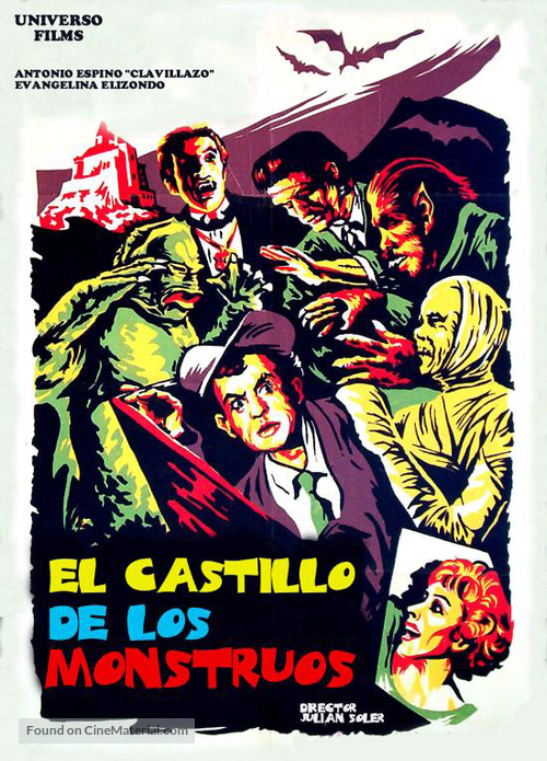 El castillo de los monstruos - Mexican Movie Poster