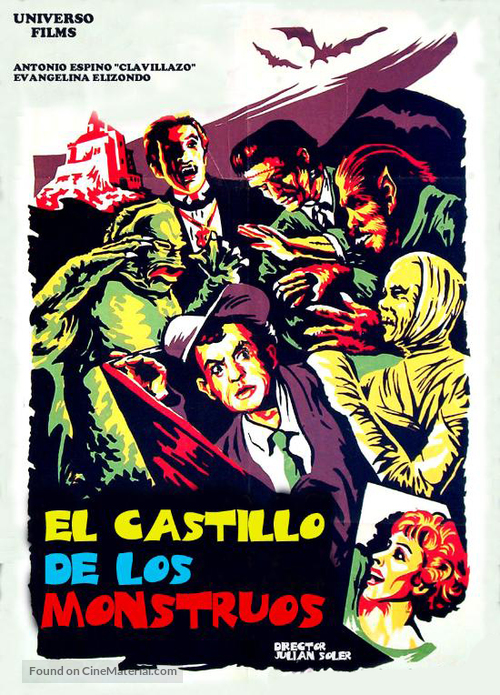El castillo de los monstruos - Mexican Movie Poster