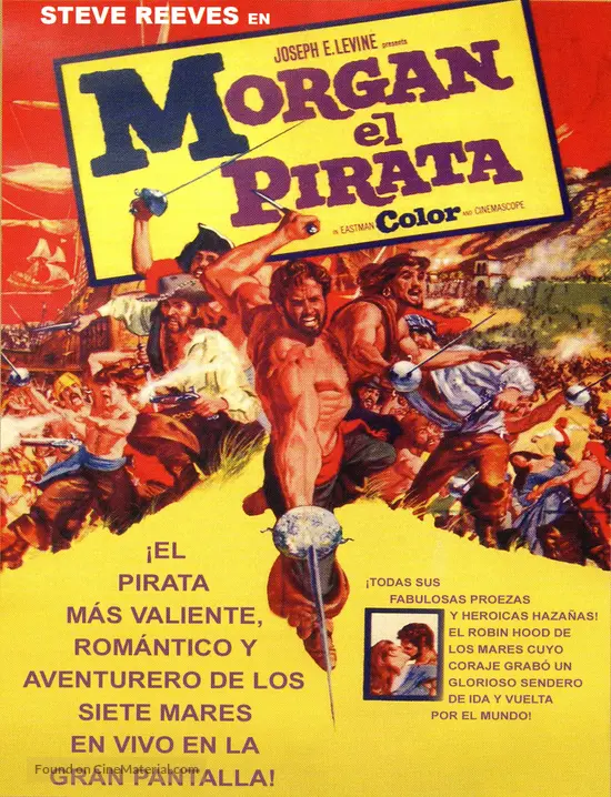 Morgan il pirata - Spanish Movie Poster